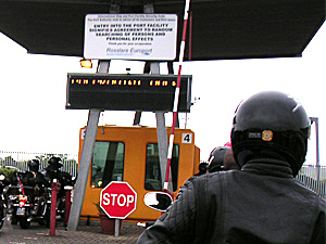 Boarding at Rosslare Ferry Port